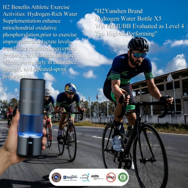 Sports Athletes Hydrogen Water bottle X5